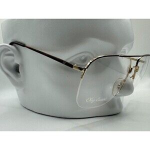 NEW True Vintage Eyeglasses Double Bar Aviator Style | RX Ready | Oleg Cassini